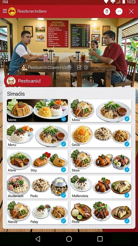 gacormax - Menu permainan yang mudah dinavigasi dan intuitif.