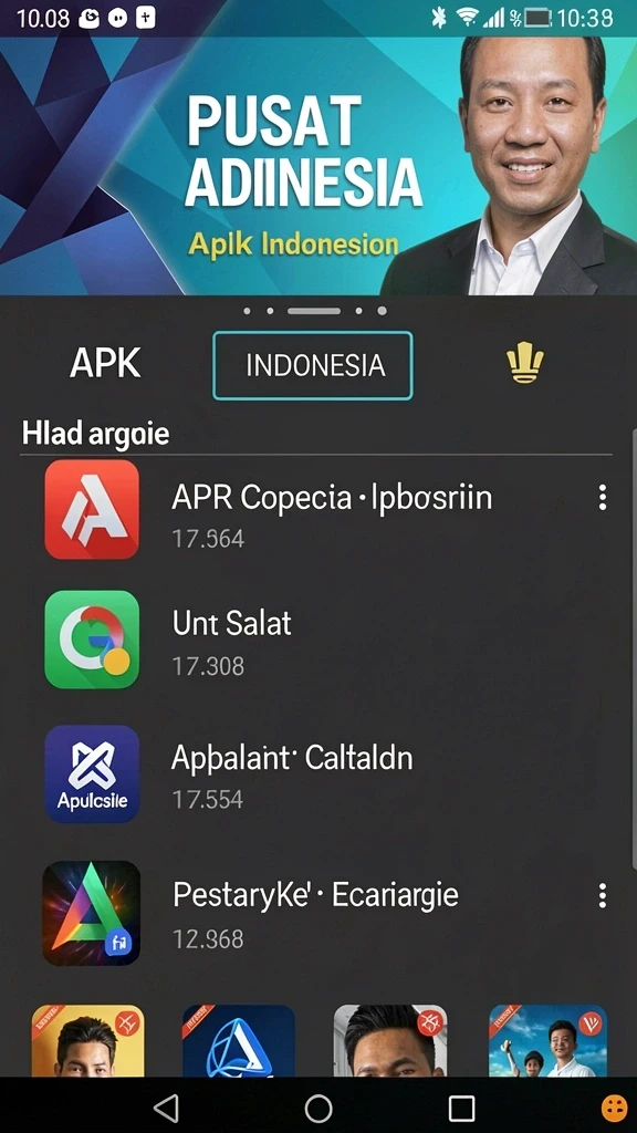 paus188 - Tampilan antarmuka aplikasinya yang sederhana dan mudah dinavigasi.