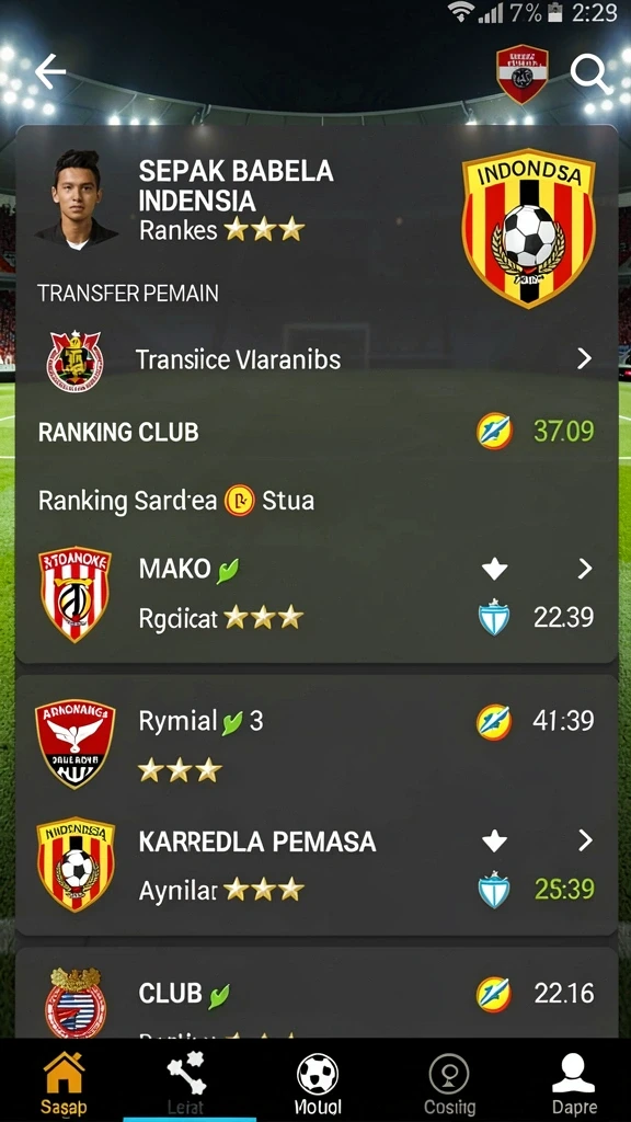 surga55 - Tampilan antarmuka yang sederhana dan menarik.