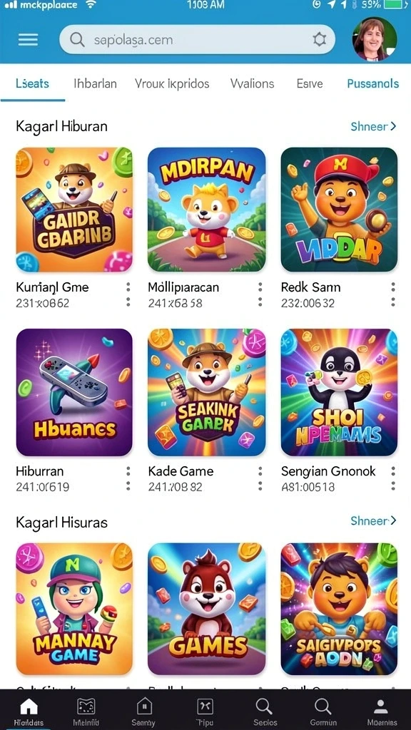 udintogel - Tampilan antarmuka user-friendly yang memudahkan navigasi.